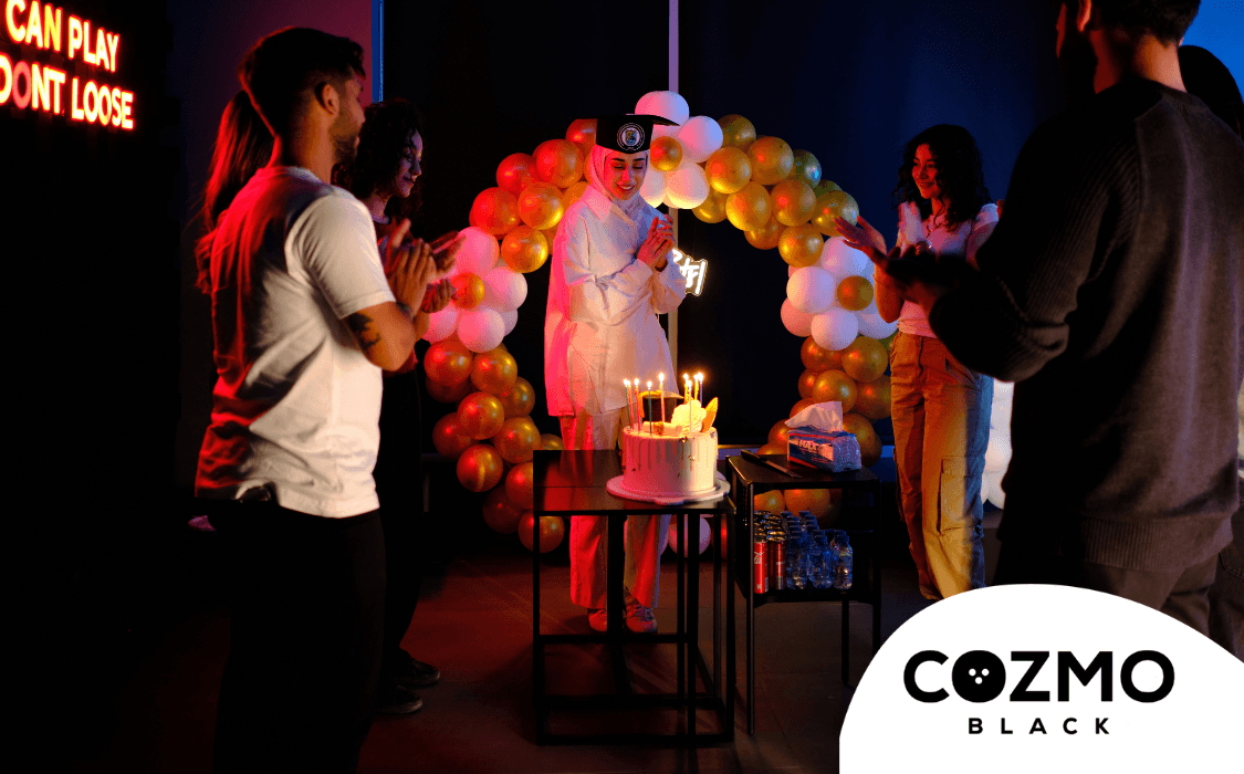 Cover image of package: "Group Celebration Package | Cozmo Black"