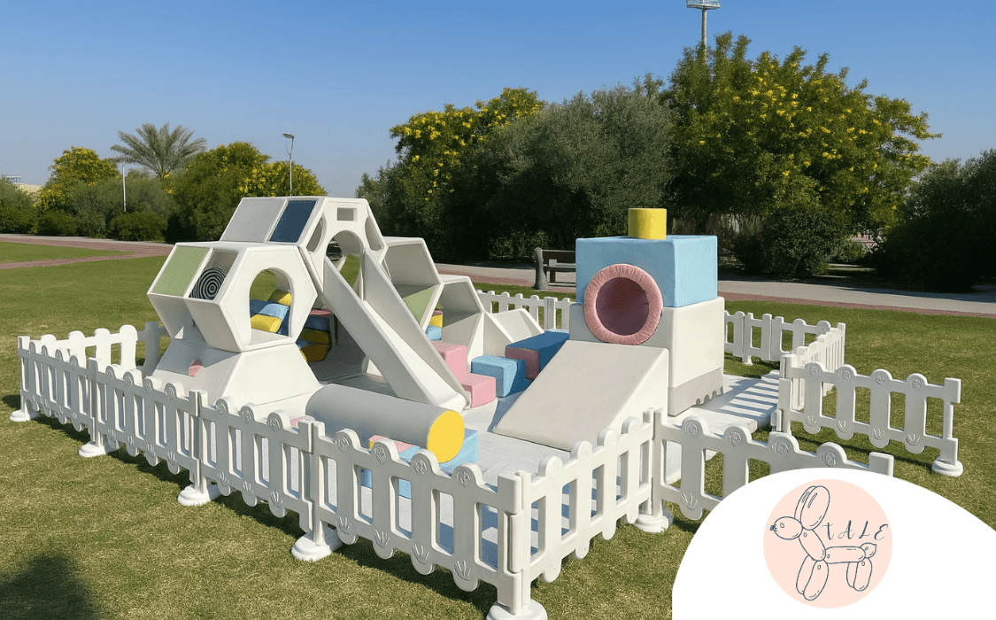 صورة الغلاف لباقة حفلة بالبيت: "باقة سوفت بلاي المستكشف الصغير"