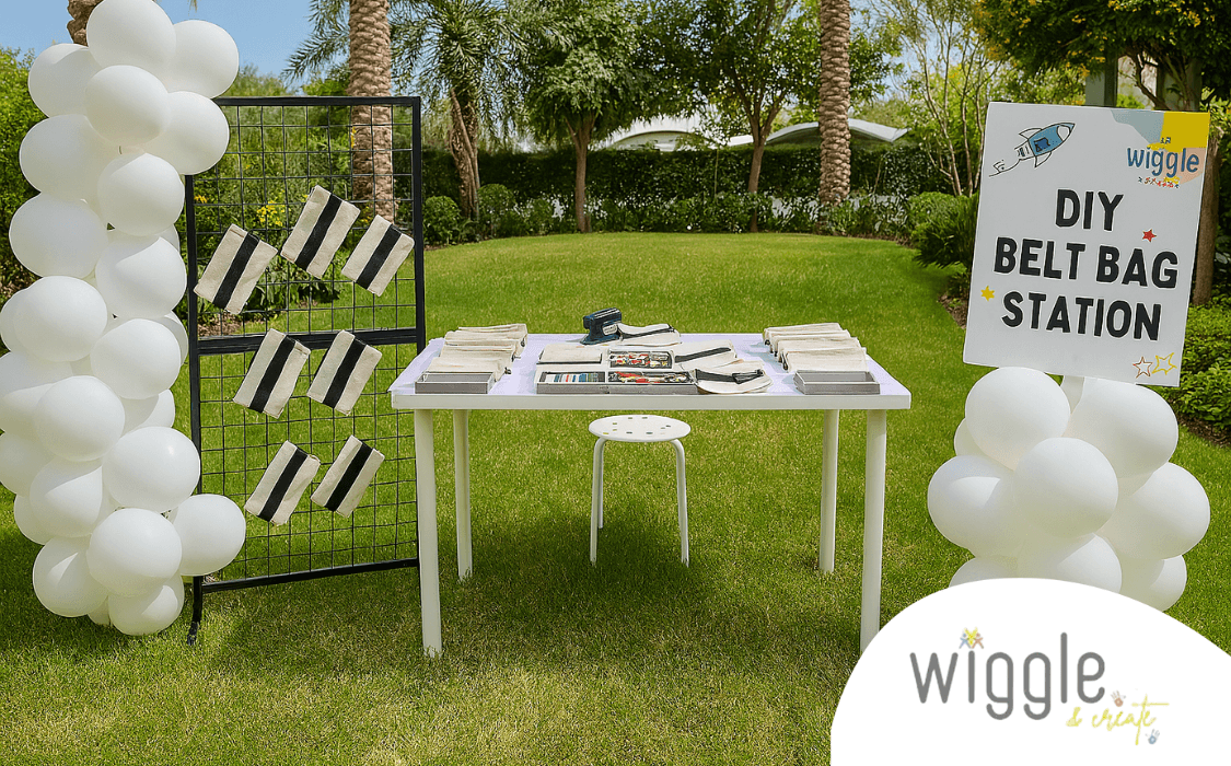 صورة الغلاف لباقة حفلة بالبيت: "ستيشن تزيين شنط الخصر"