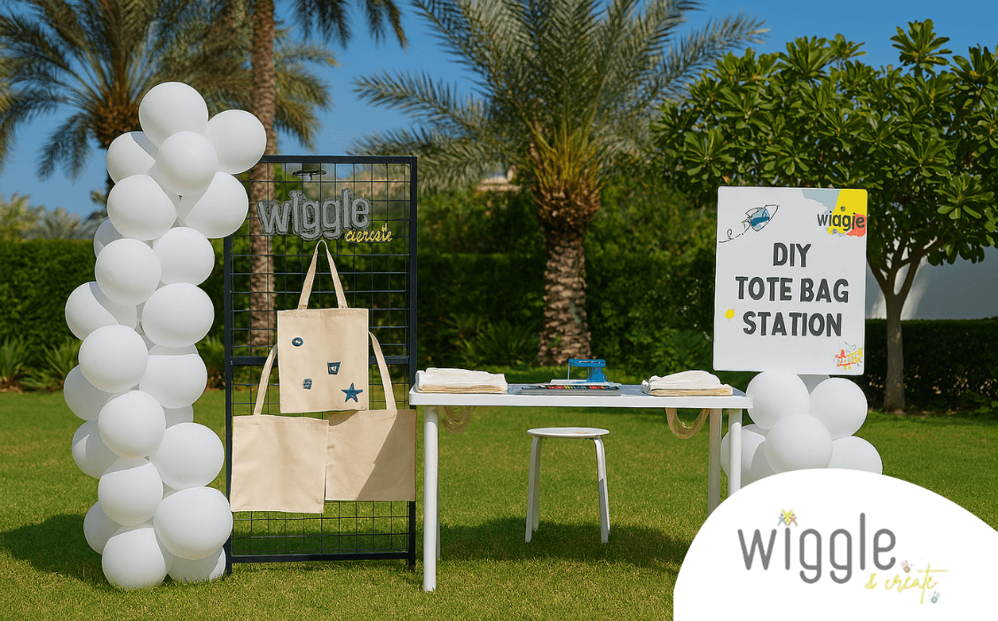 صورة الغلاف لباقة حفلة بالبيت: "ستيشن تزيين شنط قماش"