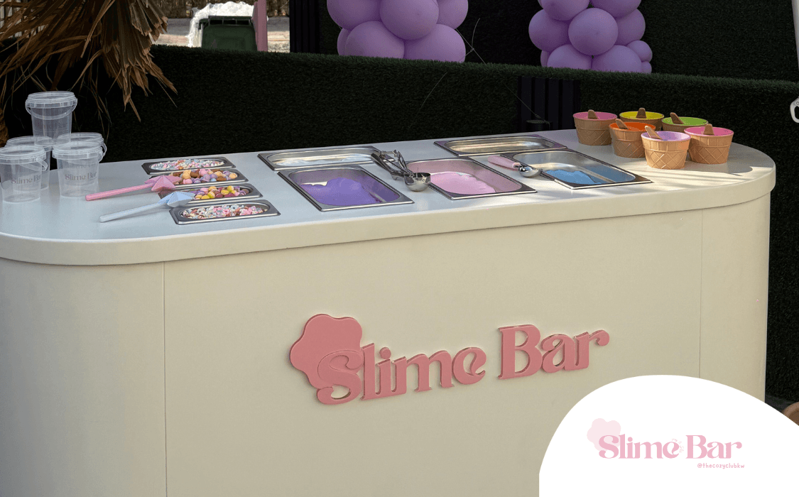 صورة الغلاف لباقة حفلة بالبيت: "ستيشن السلايم | ١٥ شخص"