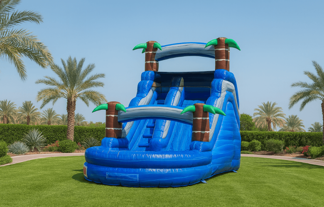 صورة نطاطية شجرة النخيل الزرقاء