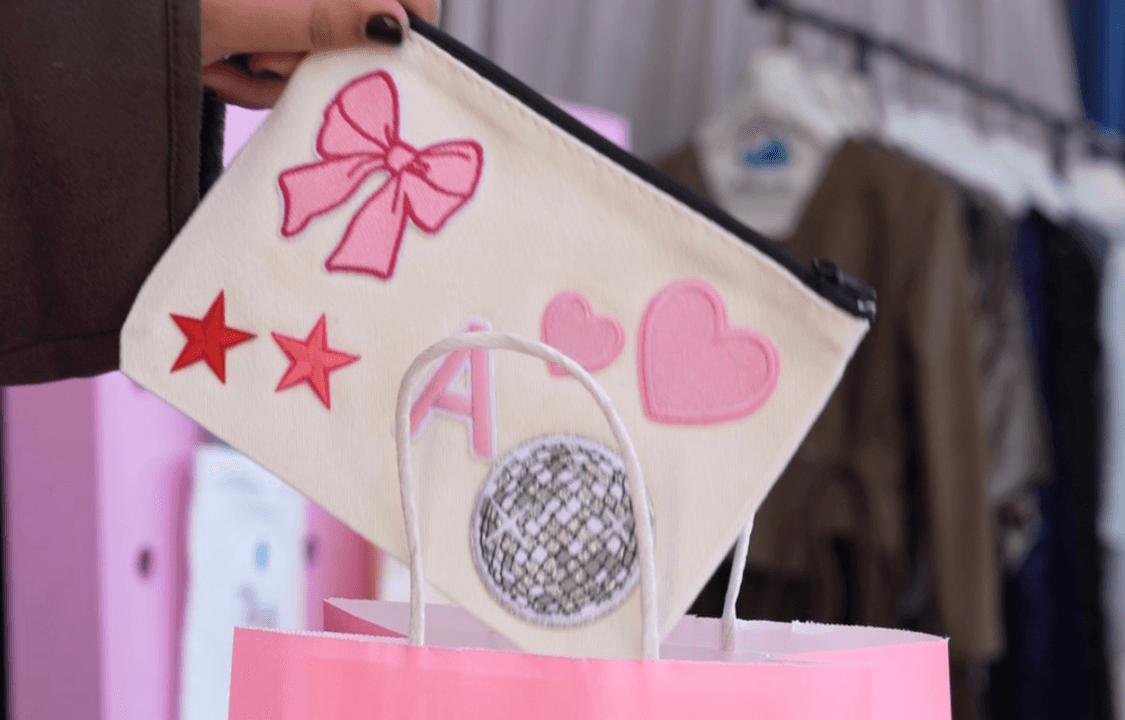 Image of Pouch Giveaway Booth