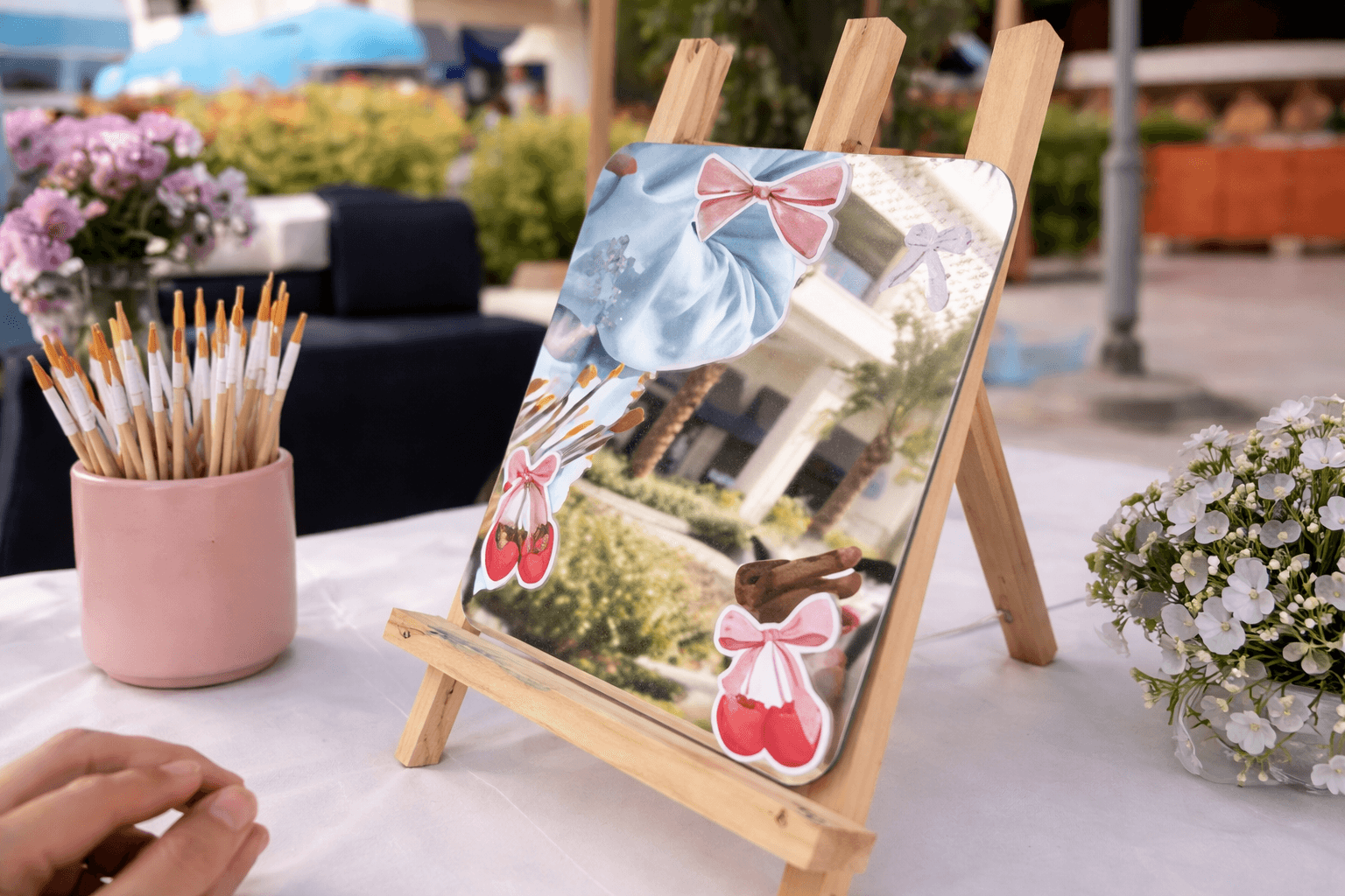 Cover image of home party package: "Mirror Decorating Workshop (Home)"