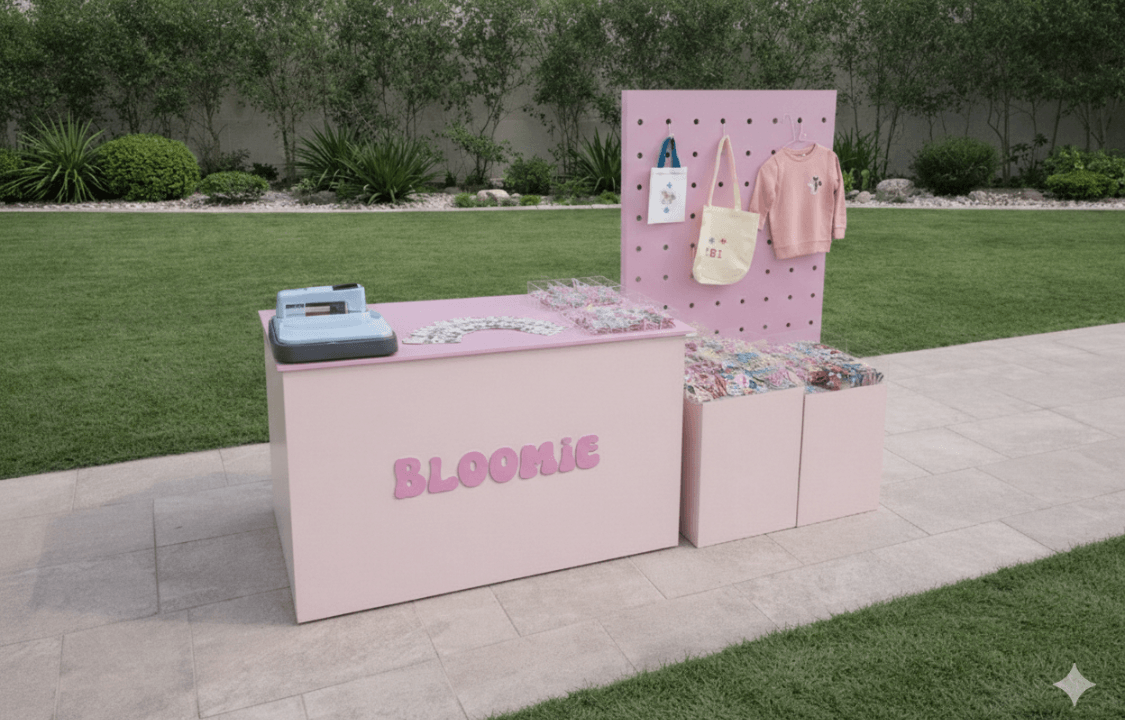 Image of Hoodie Giveaway Booth