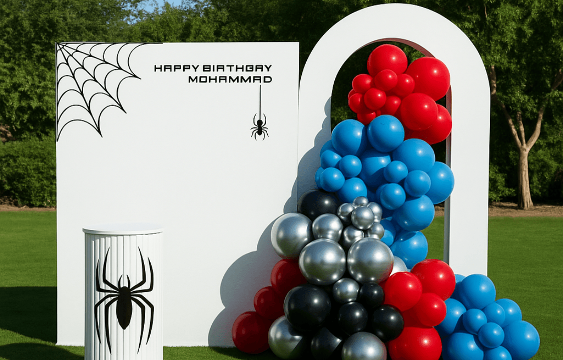 Cover image of home party package: "Superhero Party Package"