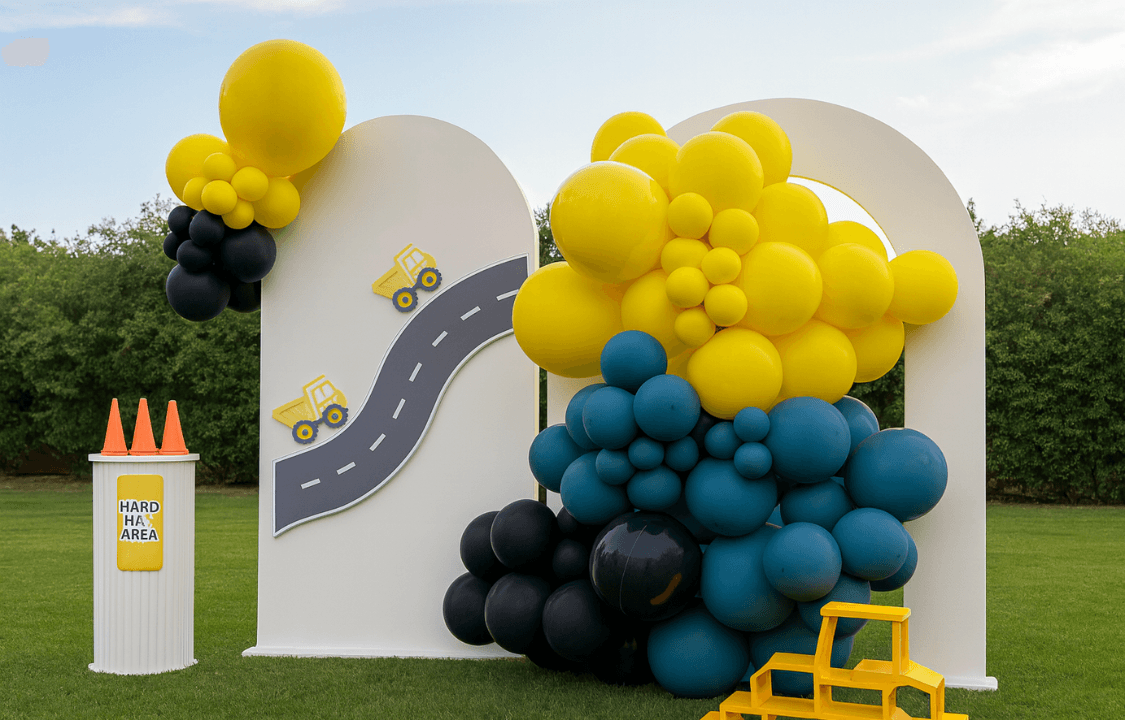 Cover image of home party package: "Construction Party Package"