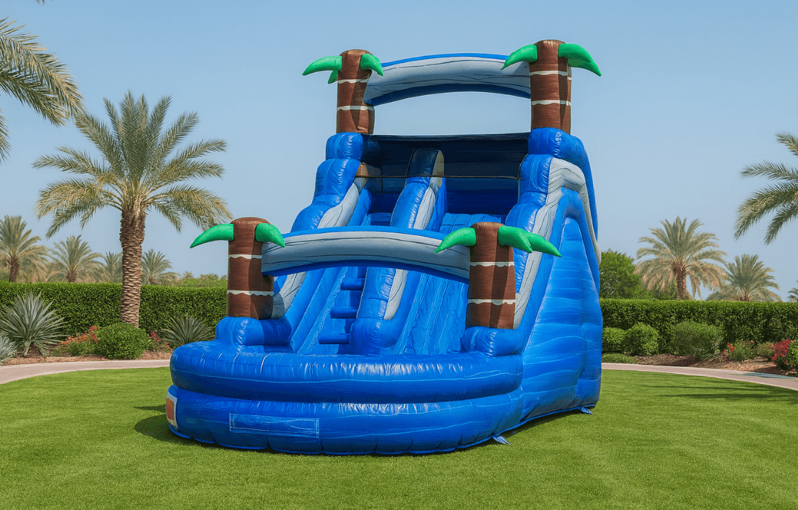 صورة نطاطية شجرة النخيل الزرقاء