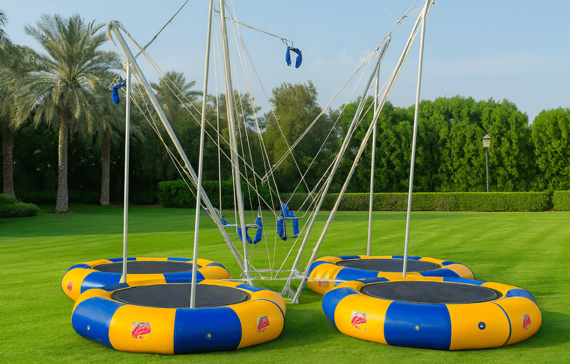 صورة ترامبولين بنجي ٤ أشخاص