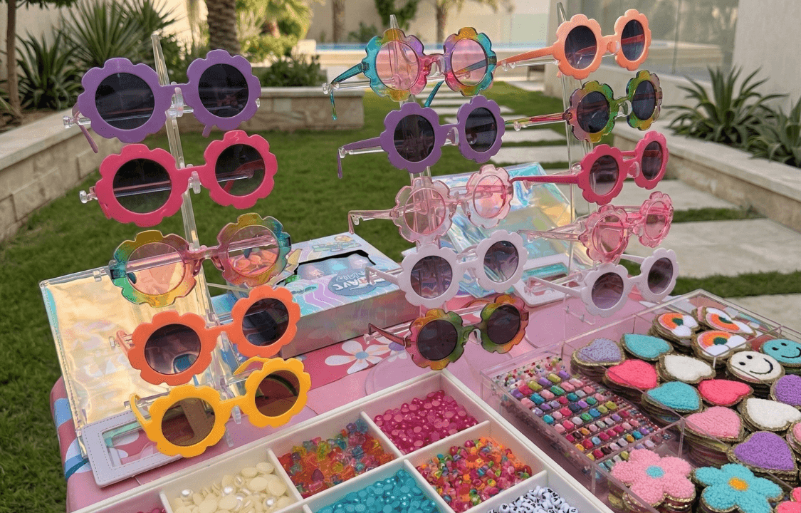 Cover image of home party package: "Sunglasses Decorating Station"