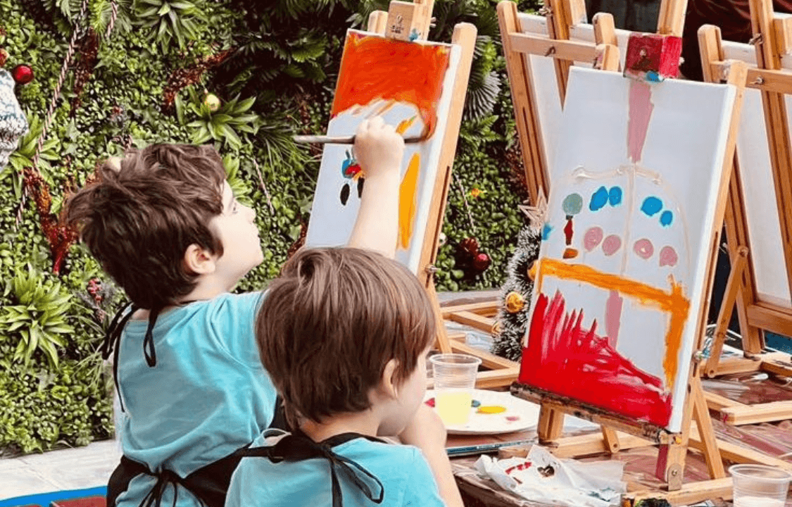 Cover image of home party package: "Canvas Painting Station"