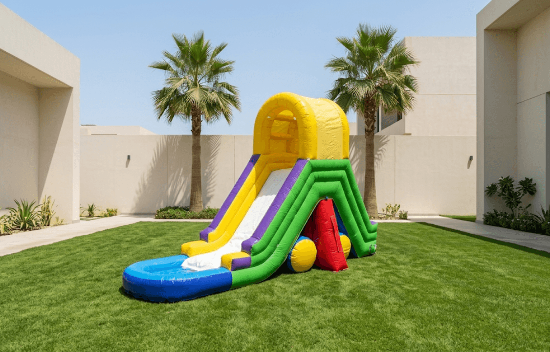 Cover image of home party package: "Water Ramp Slide"