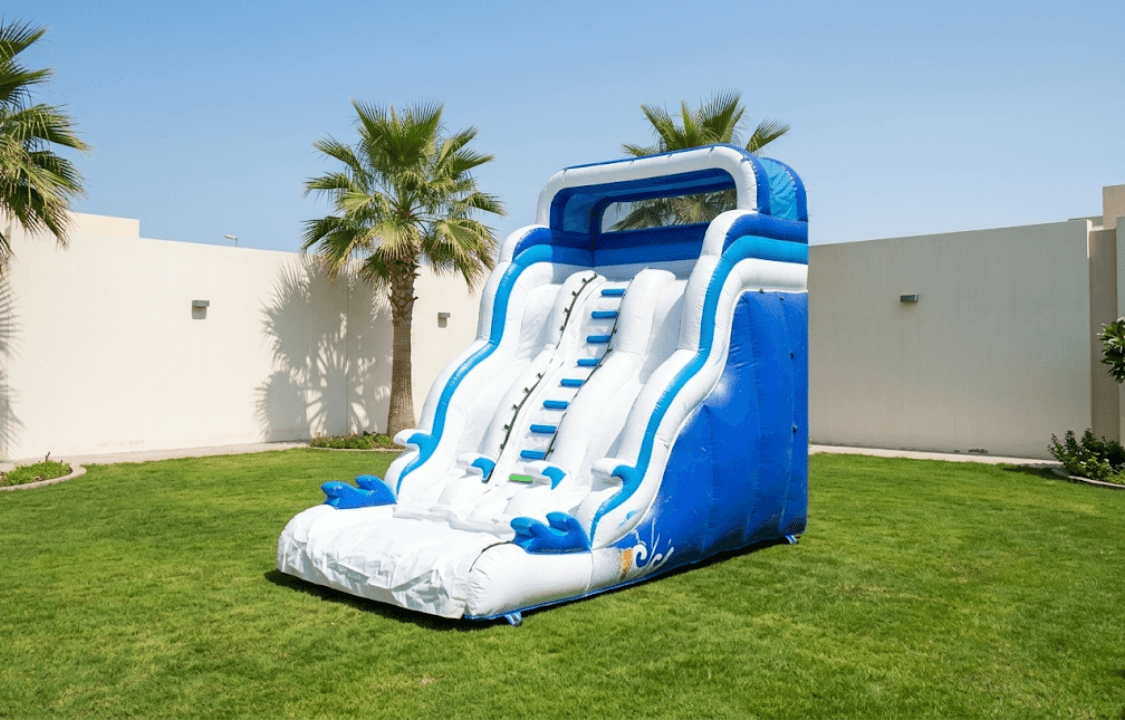 Image of White Wave Water Slide