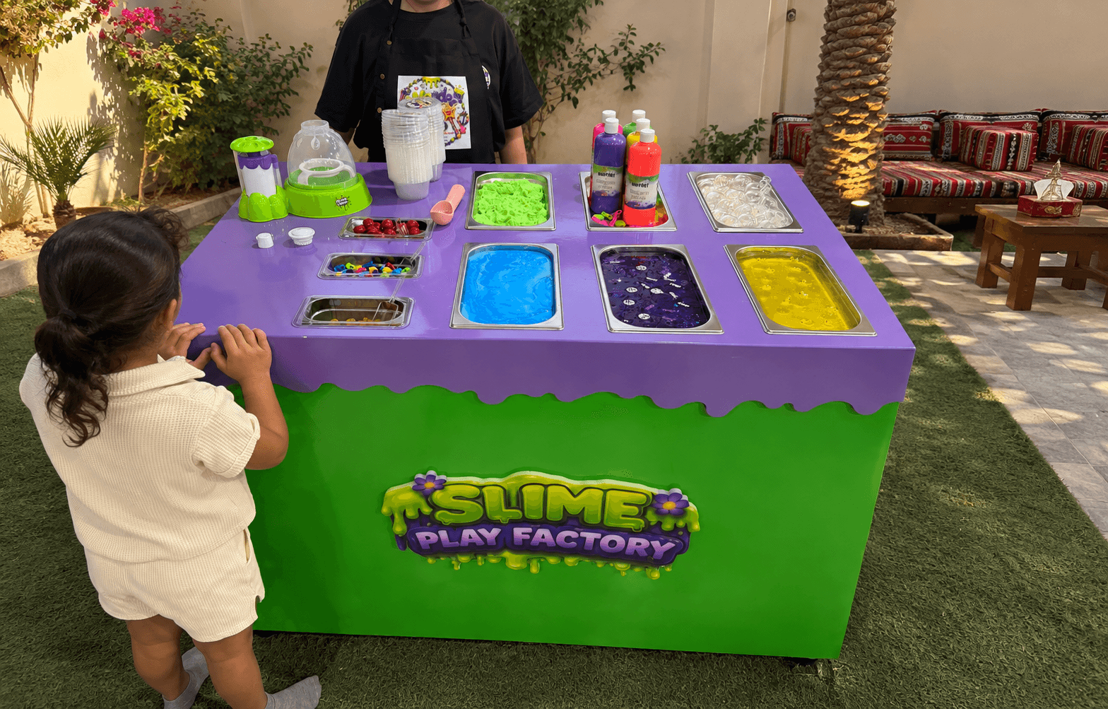 Image of Squishy, Slime & Colorful Sand Station