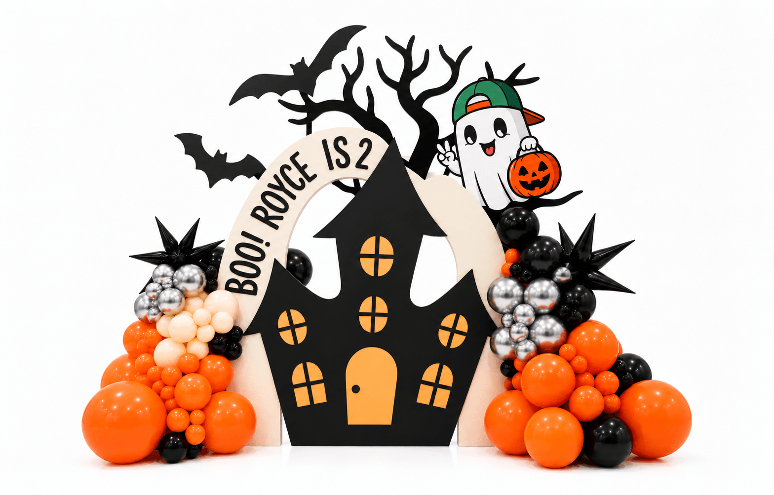 Image of Haunted House Halloween Setup